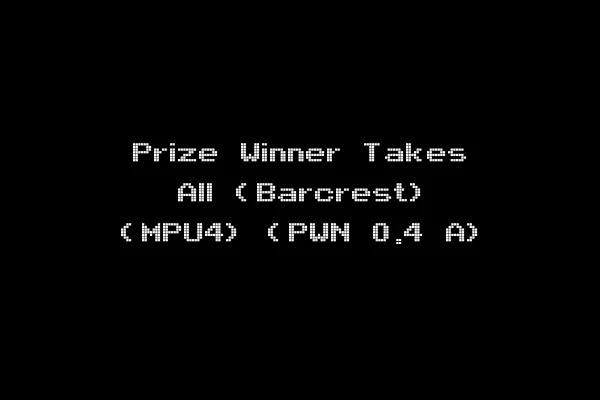 Prize Winner Takes All (Barcrest) (MPU4) (PWN 0.4 A)