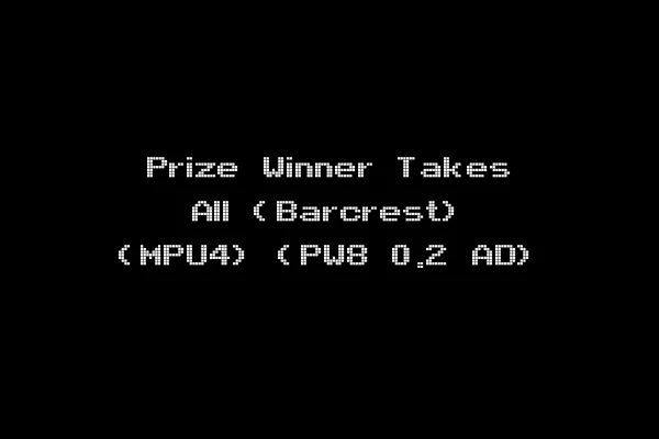 Prize Winner Takes All (Barcrest) (MPU4) (PW8 0.2 AD)