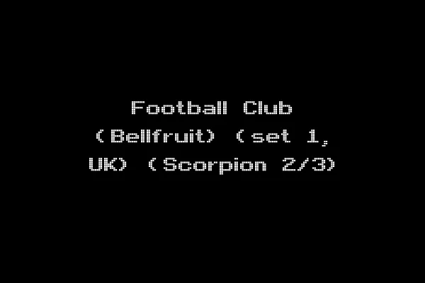 Football Club (Bellfruit) (set 1, UK) (Scorpion 2/3)