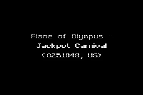 Flame of Olympus - Jackpot Carnival (0251048, US)
