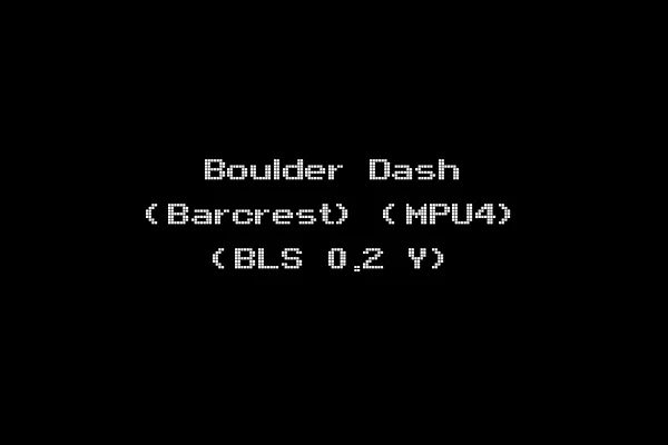 Boulder Dash (Barcrest) (MPU4) (BLS 0.2 Y)