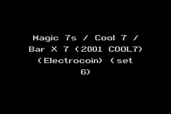 Magic 7s / Cool 7 / Bar X 7 (2001 COOL7) (Electrocoin) (set 6)