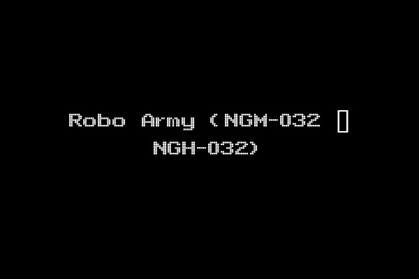 Robo Army (NGM-032 ~ NGH-032)