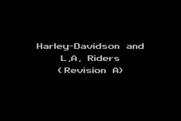 Harley-Davidson and L.A. Riders (Revision A)