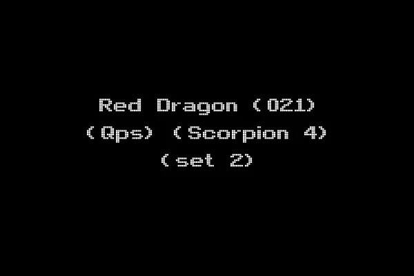 Red Dragon (021) (Qps) (Scorpion 4) (set 2)