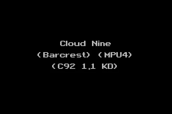 Cloud Nine (Barcrest) (MPU4) (C92 1.1 KD)