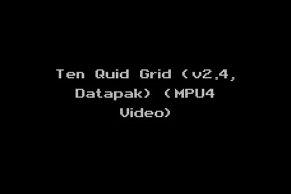 Ten Quid Grid (v2.4, Datapak) (MPU4 Video)