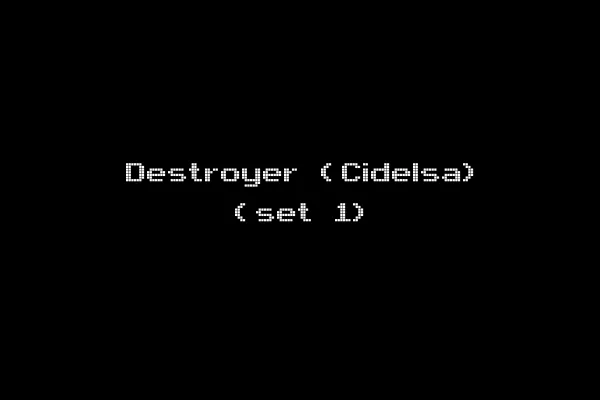Destroyer (Cidelsa) (set 1)