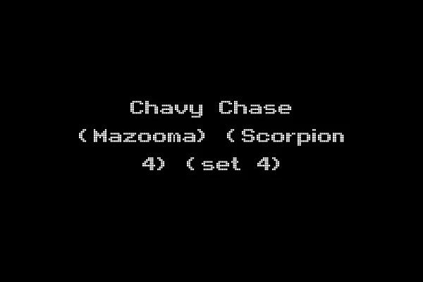 Chavy Chase (Mazooma) (Scorpion 4) (set 4)