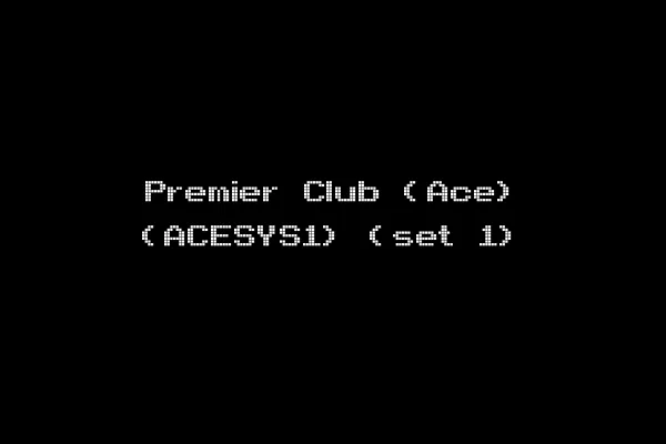 Premier Club (Ace) (ACESYS1) (set 1)