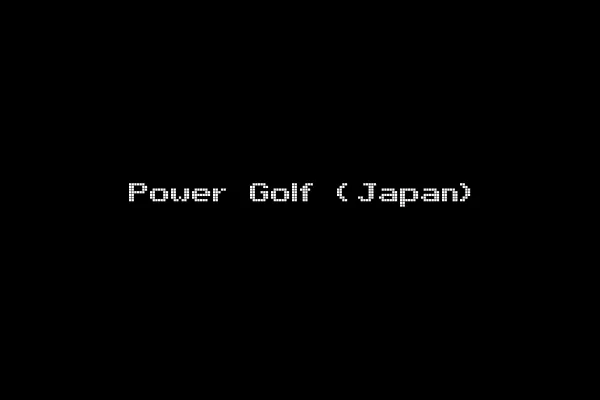Power Golf (Japan)