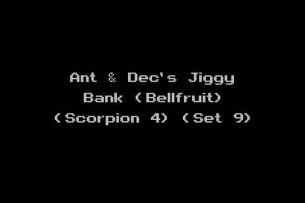 Ant & Dec's Jiggy Bank (Bellfruit) (Scorpion 4) (Set 9)