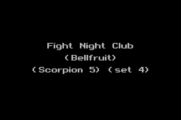 Fight Night Club (Bellfruit) (Scorpion 5) (set 4)