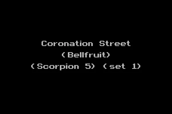Coronation Street (Bellfruit) (Scorpion 5) (set 1)