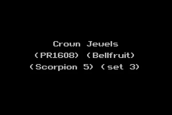 Crown Jewels (PR1608) (Bellfruit) (Scorpion 5) (set 3)