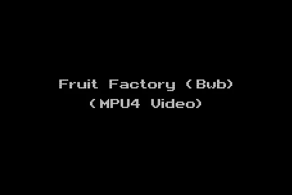 Fruit Factory (Bwb) (MPU4 Video)