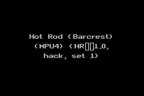 Hot Rod (Barcrest) (MPU4) (HR__1.0, hack, set 1)