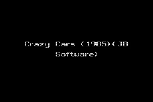Crazy Cars (1985)(JB Software)