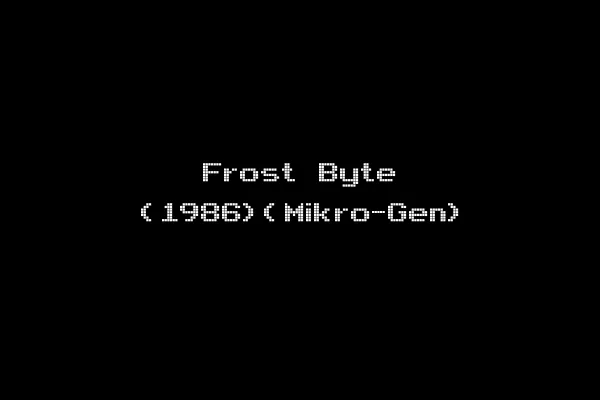 Frost Byte (1986)(Mikro-Gen)