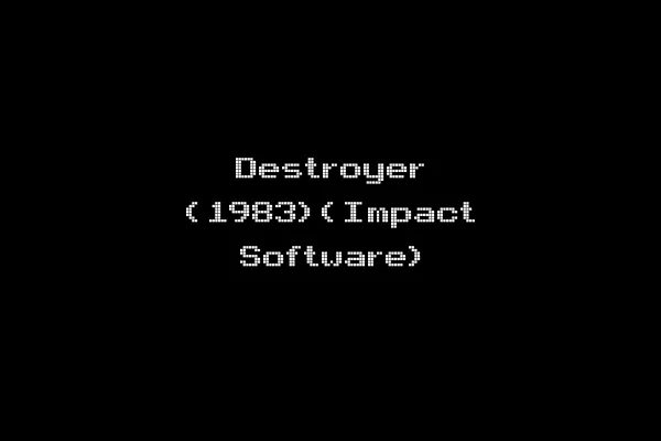 Destroyer (1983)(Impact Software)