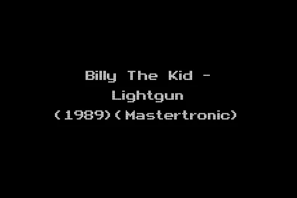 Billy The Kid - Lightgun (1989)(Mastertronic)