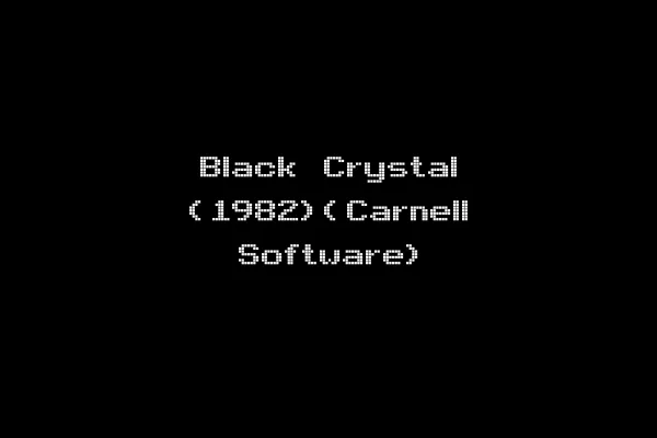 Black Crystal (1982)(Carnell Software)