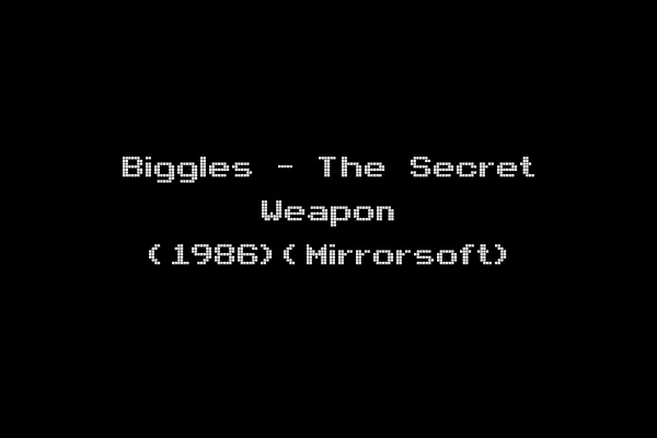 Biggles - The Secret Weapon (1986)(Mirrorsoft)