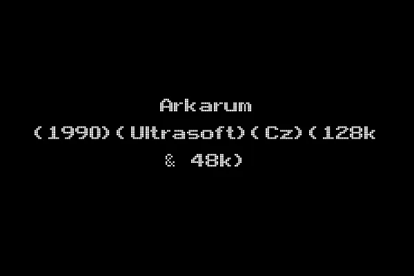 Arkarum (1990)(Ultrasoft)(Cz)(128k & 48k)