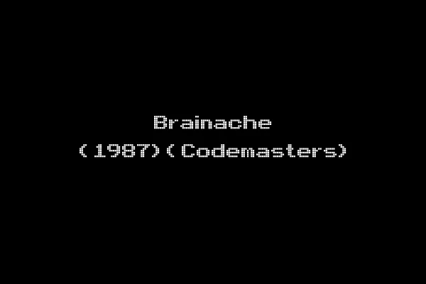 Brainache (1987)(Codemasters)