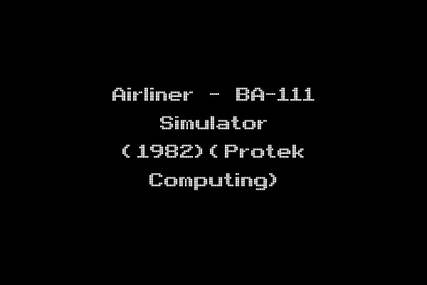 Airliner - BA-111 Simulator (1982)(Protek Computing)