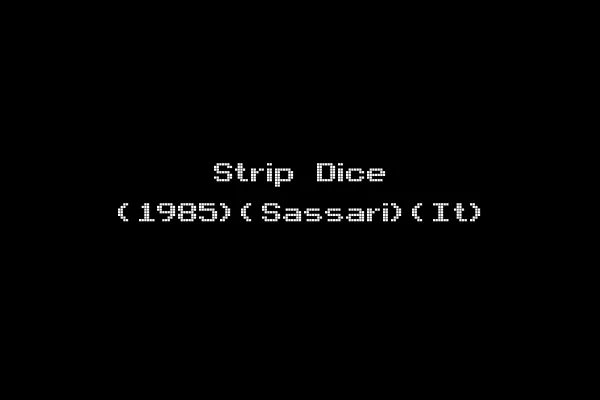 Strip Dice (1985)(Sassari)(It)
