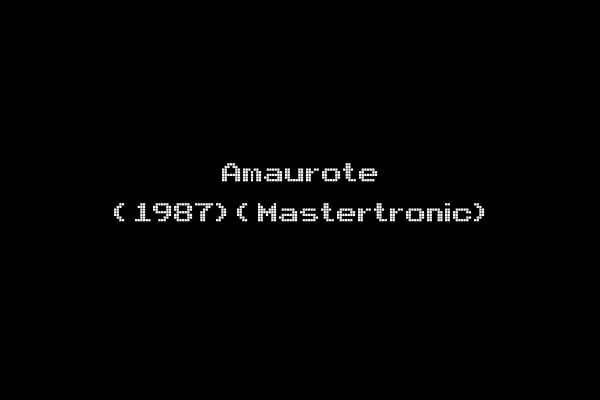 Amaurote (1987)(Mastertronic)