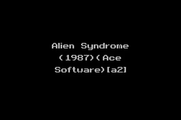 Alien Syndrome (1987)(Ace Software)[a2]
