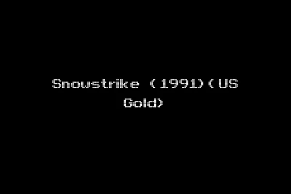 Snowstrike (1991)(US Gold)
