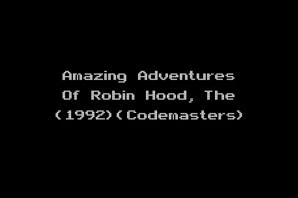 Amazing Adventures Of Robin Hood, The (1992)(Codemasters)