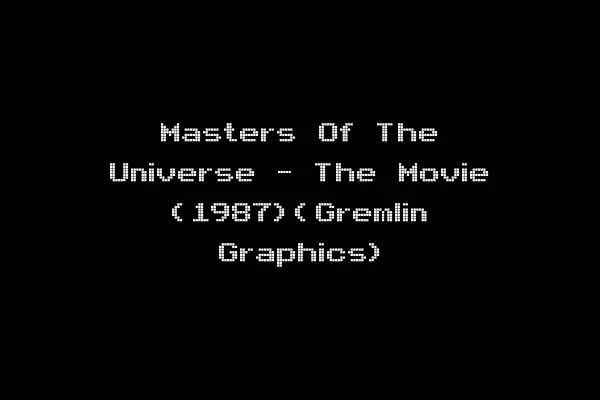 Masters Of The Universe - The Movie (1987)(Gremlin Graphics)