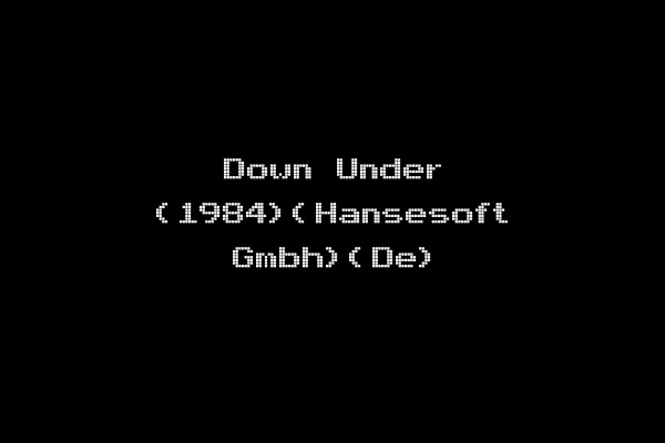 Down Under (1984)(Hansesoft Gmbh)(De)