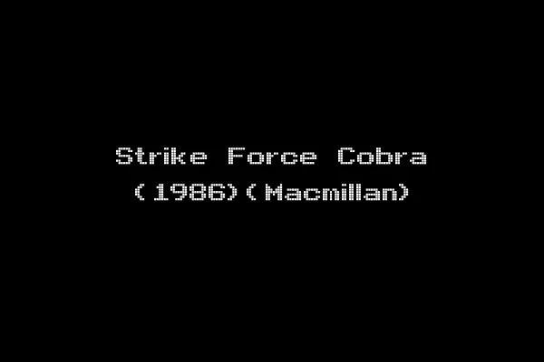 Strike Force Cobra (1986)(Macmillan)