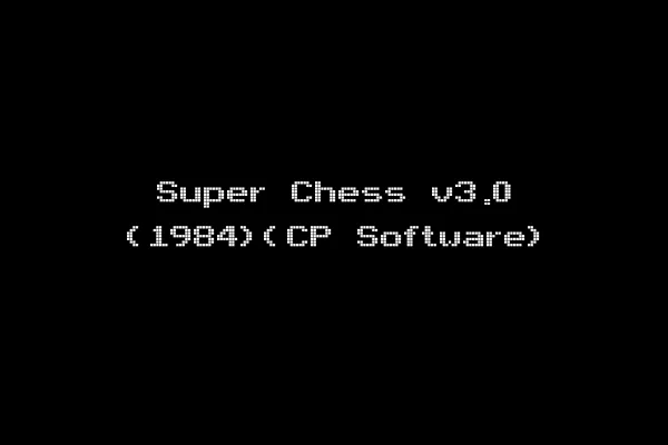 Super Chess v3.0 (1984)(CP Software)