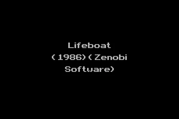 Lifeboat (1986)(Zenobi Software)