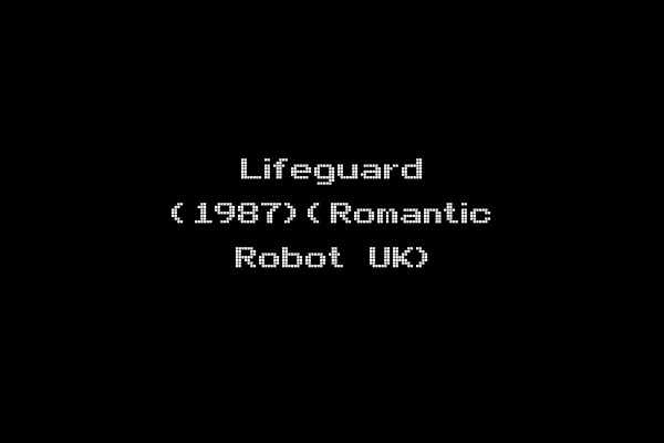 Lifeguard (1987)(Romantic Robot UK)