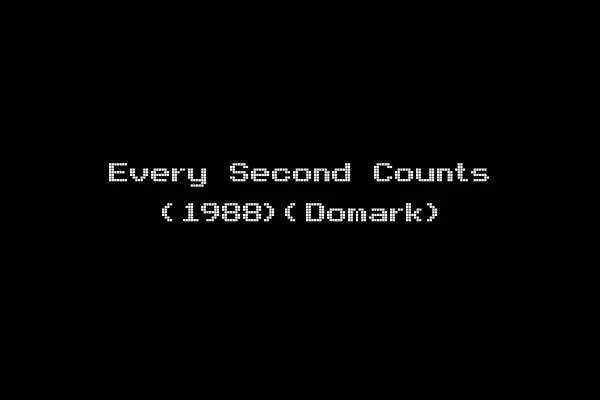 Every Second Counts (1988)(Domark)