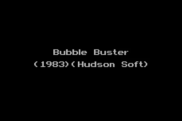 Bubble Buster (1983)(Hudson Soft)