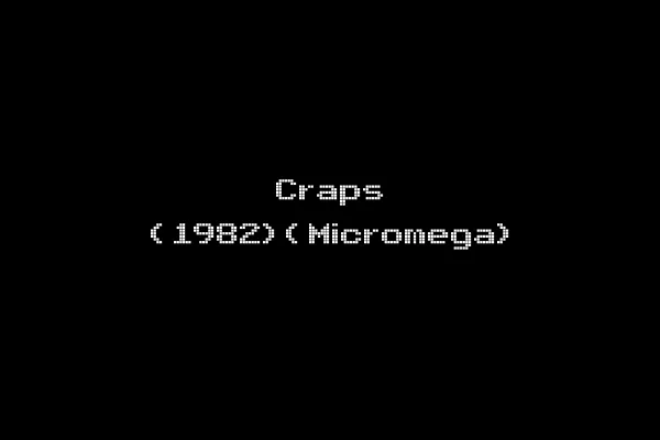 Craps (1982)(Micromega)