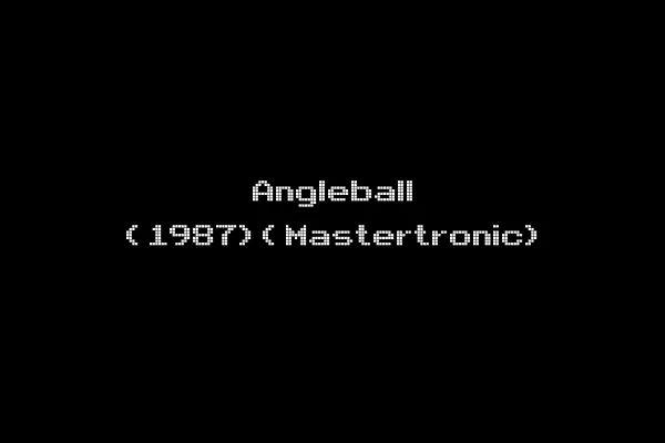 Angleball (1987)(Mastertronic)