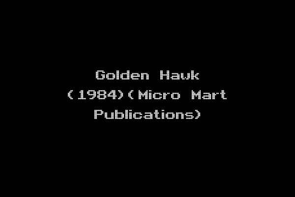 Golden Hawk (1984)(Micro Mart Publications)