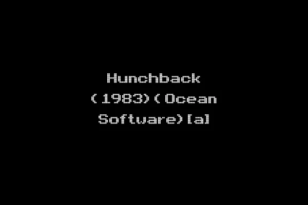 Hunchback (1983)(Ocean Software)[a]