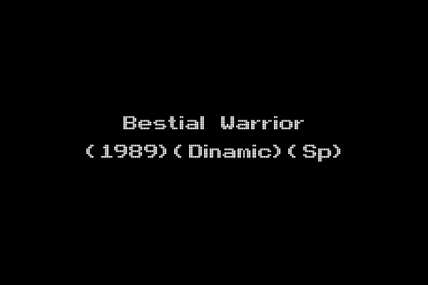 Bestial Warrior (1989)(Dinamic)(Sp)