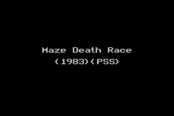 Maze Death Race (1983)(PSS)