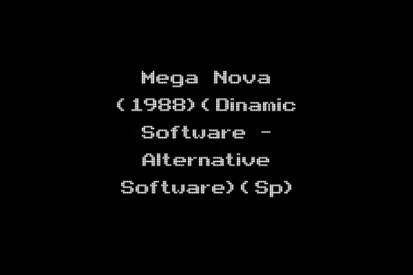 Mega Nova (1988)(Dinamic Software - Alternative Software)(Sp)
